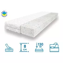Матрас-топпер Юнайтед 8см, Высота матраса: 8 см, Длина: 190см, Ширина: 70см