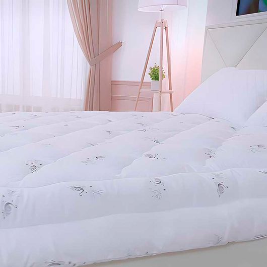 Одеяло Лебедина Премиум пуховое, Размер: 1,5 спальный, изображение 5