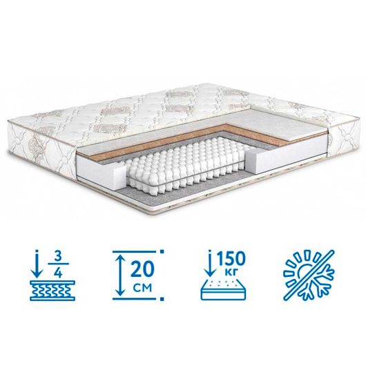Матрац Cappuccino Soft Plus / Капучіно Софт Плюс, Довжина: 190см, Ширина: 70см