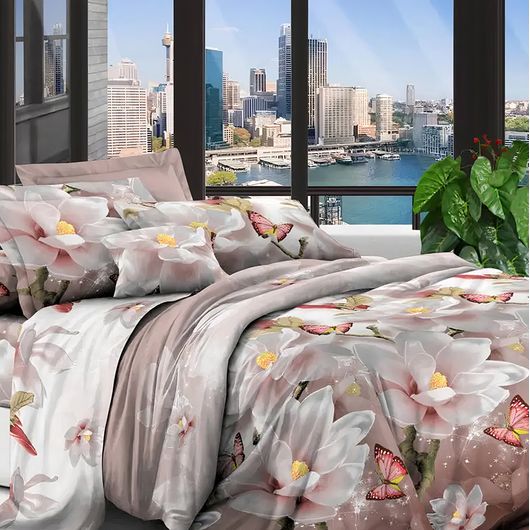 Комплект постельного белья Примавера, Лотос, Цвет комплекта: Лотос, Размер: 1 спальный , Размер наволочки: 50*70
