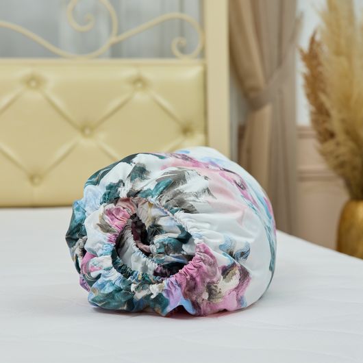 Простирадла на резiнцi Мелодія, квіти, Колір: Квіти, Довжина: 200см, Ширина: 120см, изображение 12