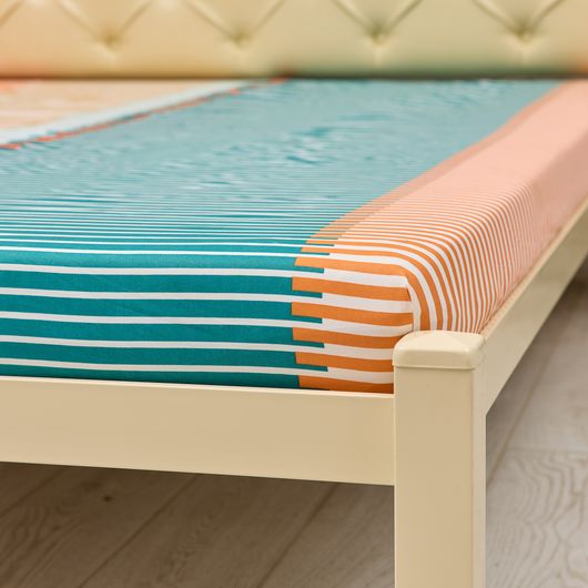 Простирадла на резiнцi Мелодія, геометрія, Колір: Геометрія, Довжина: 200см, Ширина: 140см, изображение 3