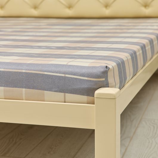 Простыни на резинке Мелодия, клетка, Цвет: Клетка , Длина: 200см, Ширина: 200см, изображение 4