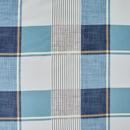 Простыни на резинке Мелодия, клетка, Цвет: Клетка , Длина: 200см, Ширина: 140см, изображение 7