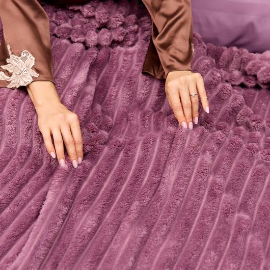 Комплект для спальни Теплый Шепот, сиреневый, Цвет: Сиреневый, Размер: 1 спальный , изображение 7